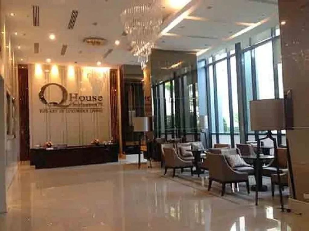 Q house 79 Condo for rent 2 bedrooms 1 bathroom 44 sqm hi floor 20 unblock view With fully furnished and electrical appliances Just 150 m to B