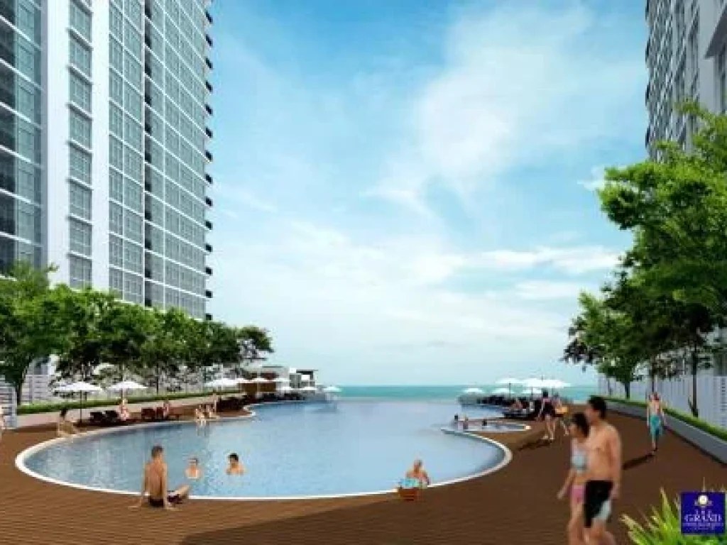 ขายคอนโด เอดี เดอะ แกรนด์ จอมเทียน บีช พัทยา ชั้น12 ตึกB 44ตรม 1Bed ใกล้หาดจอมเทียน