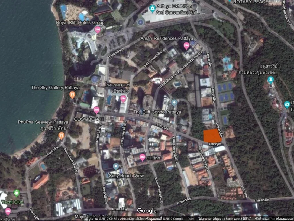 Land 1808 Square meter for sale in Pattaya Chonburi khao pratumnak Pattaya