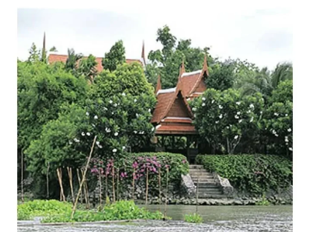 ขายบ้านเรือนไทย เก่าแก่ สวยมาก ริมน้ำเจ้าพระยา