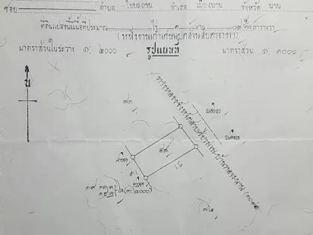 ฿฿฿ขายที่ดินสายเศษฐกิจ ถนนสี่เลนสาย 1091 น่าน - พะเยา อยู่ด้านเดียวกับห้าง Big C จน่าน ฿฿฿