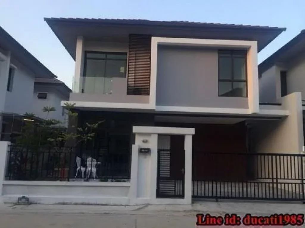 ให้เช่า For rent บ้านเดี่ยวใหม่ 2 ชั้น หมู่บ้านออร่า Aura รามคำแหง 94