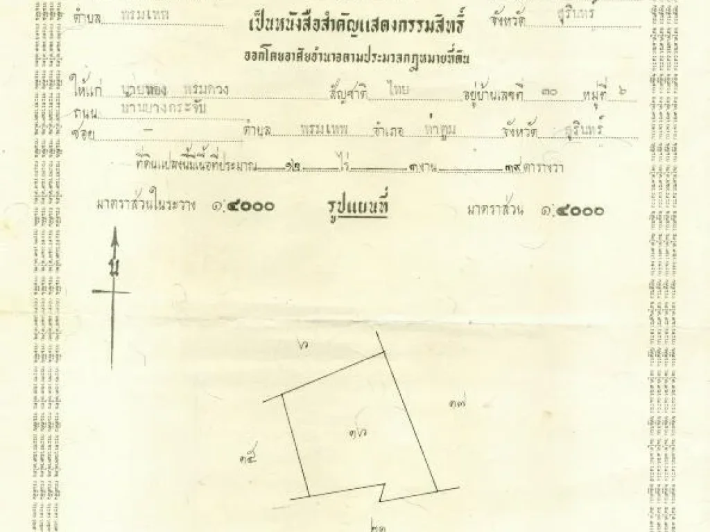 ขายที่ดิน