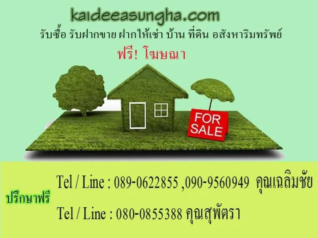 kaideeasungha ศูนย์รวมบ้าน ที่ดิน อสังหาฯ น่าลงทุน ใน จขอนแก่น