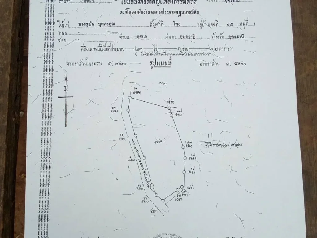 ที่ดินสวย 23ไร่ ราคาถูก อำเภอกุมภวาปี