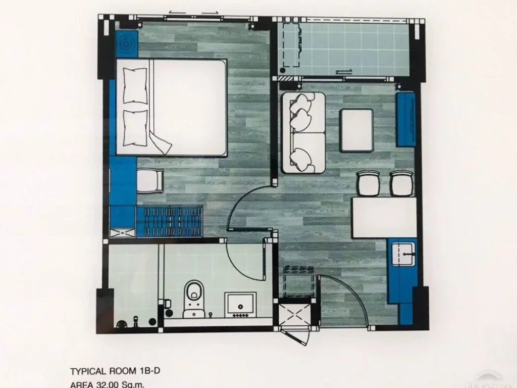 ขายดาวน์ 120000บาท G Condo จีคอนโด ศรีราชา C252