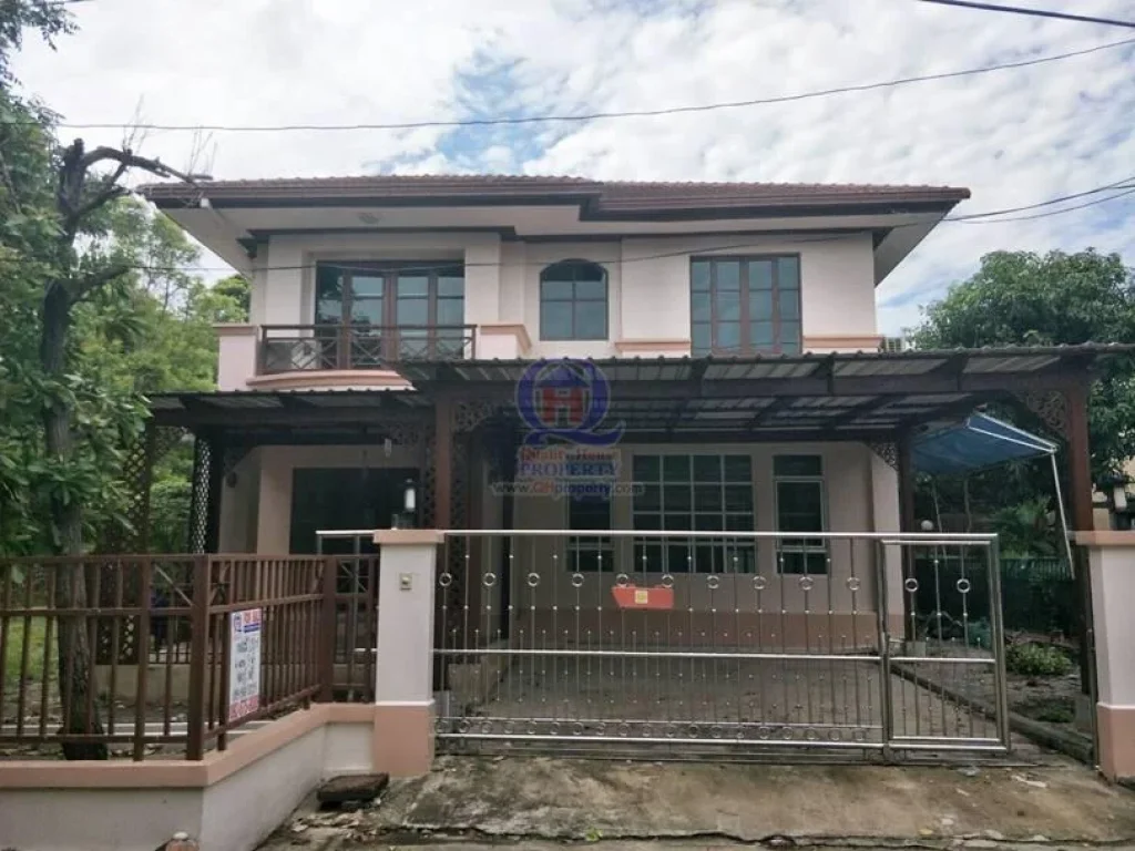 FOR SALE บ้านเดี่ยว2ชั้น ม มัณฑนา วงแหวน-ปิ่นเกล้า Land ampamp House 100 ตรวา หลังริม ลดราคาพิเศษ