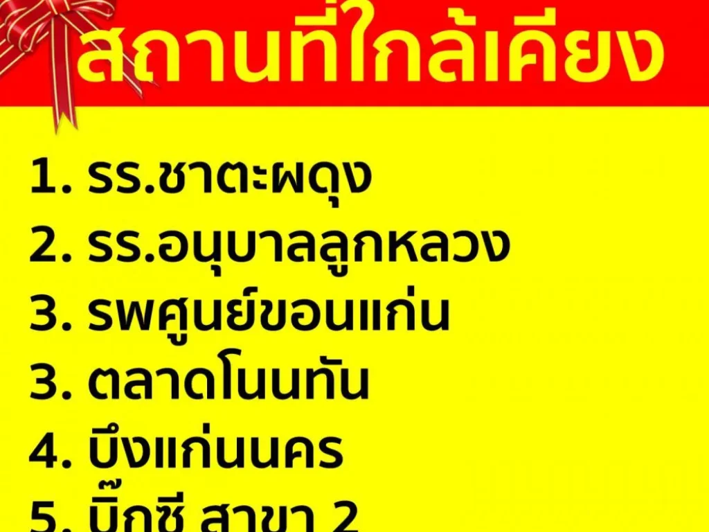 ขายตึก 2 ห้องนอน 2 ห้องน้ำ อยู่ทางไปบ้านผือ ใกล้โนนทัน ตึกสร้างใหม่ จังหวัดขอนแก่น