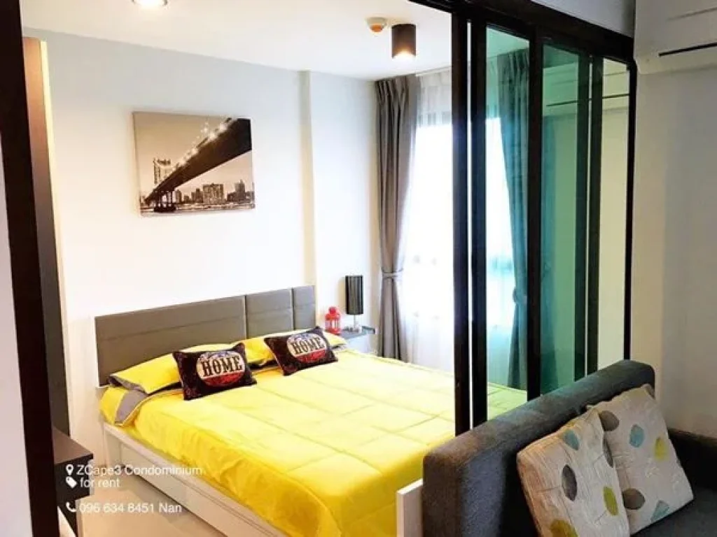 Cozy Luxury Apartment fully equipped ให้เช่า ซีแคปสาม คอนโดมิเนี่ยม พร้อมเฟอร์และเครื่องใช้ไฟฟ้า