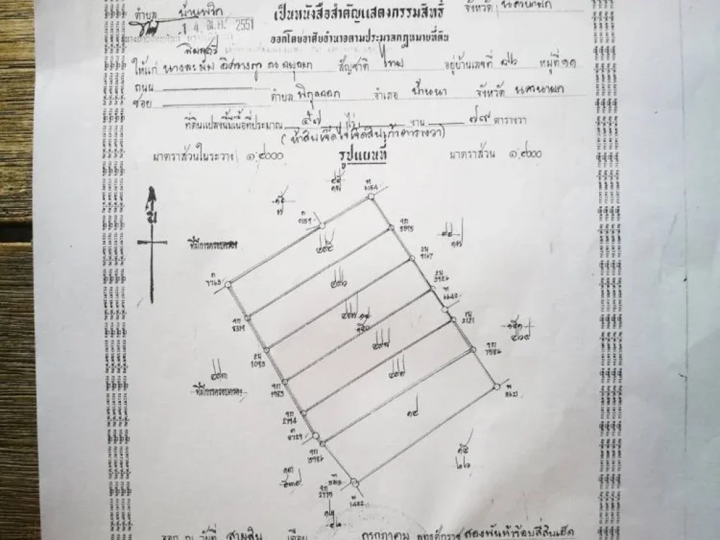 ขายที่ดินเปล่า อำเภอบ้านนา จังหวัดนครนายก