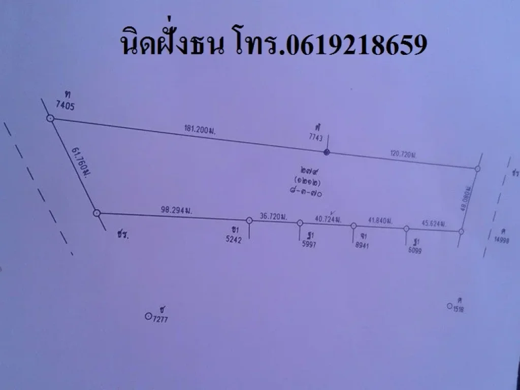 ขายที่ดิน8ไร่3งาน70ตรวติดถนน340สุพรรณ-บางบัวทอง ใกล้แยกนพวงศ์ อไทรน้อย จนนทบุรี