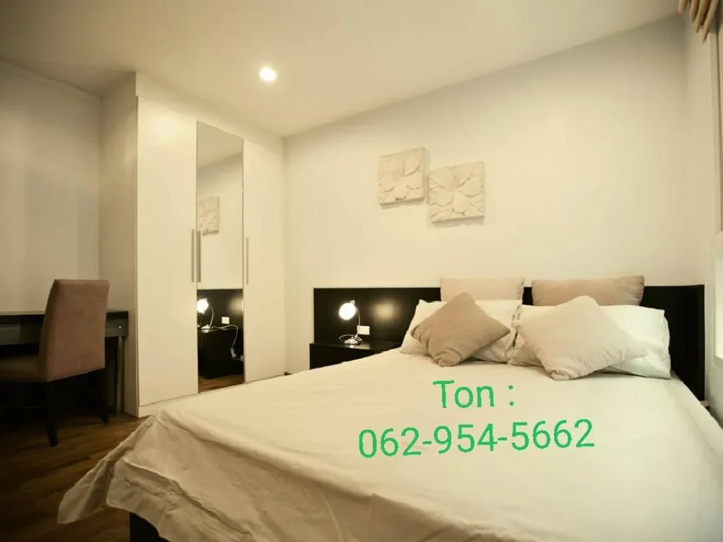 ให้เช่าคอนโดสุขุมวิท 13 บ้านสิริสุขุมวิท13Rent 2 bedroom condominium fully furnished