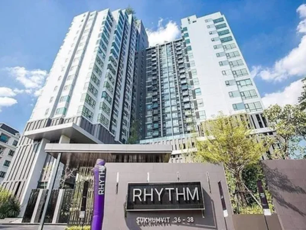 ให้เช่า คอนโด Rhythm Sukhumvit 36-38 24 ตรม 1 นอน ชั้น 12 วิวสระ แต่งสวย จัดเต็มมาก