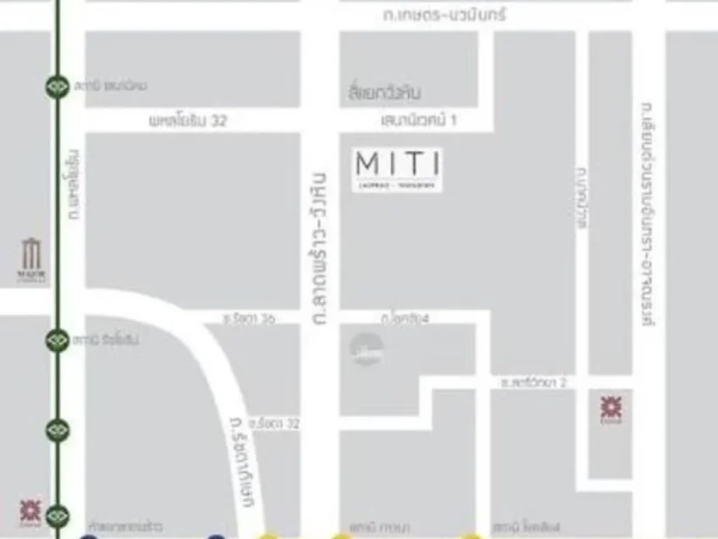 ขาย มิติคอนโด miti condo ตั้งอยู่ ปากซอยลาดพร้าว-วังหิน 72