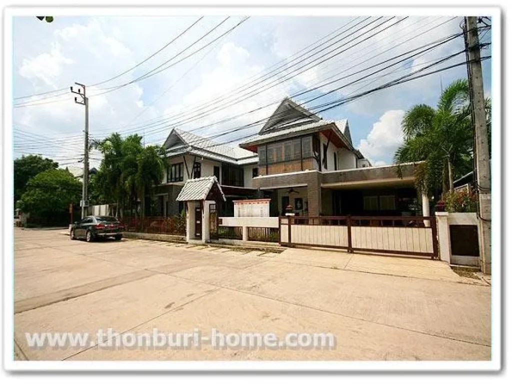 บ้านเดี่ยว ริมถนนบรมราชชนนี โนเบิลอนาวานา 1404ตรว 375 ตรม หลังมุม