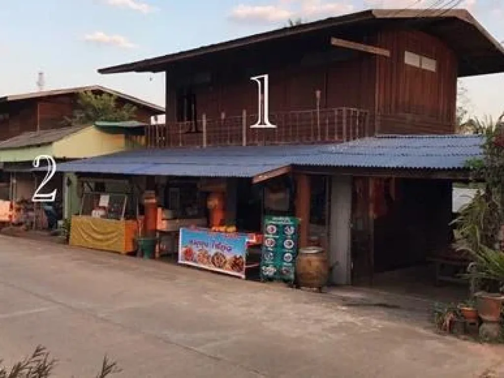 ขายที่ดินพร้อมบ้าน ย่านธุรกิจใจกลางเมืองขุนยวม