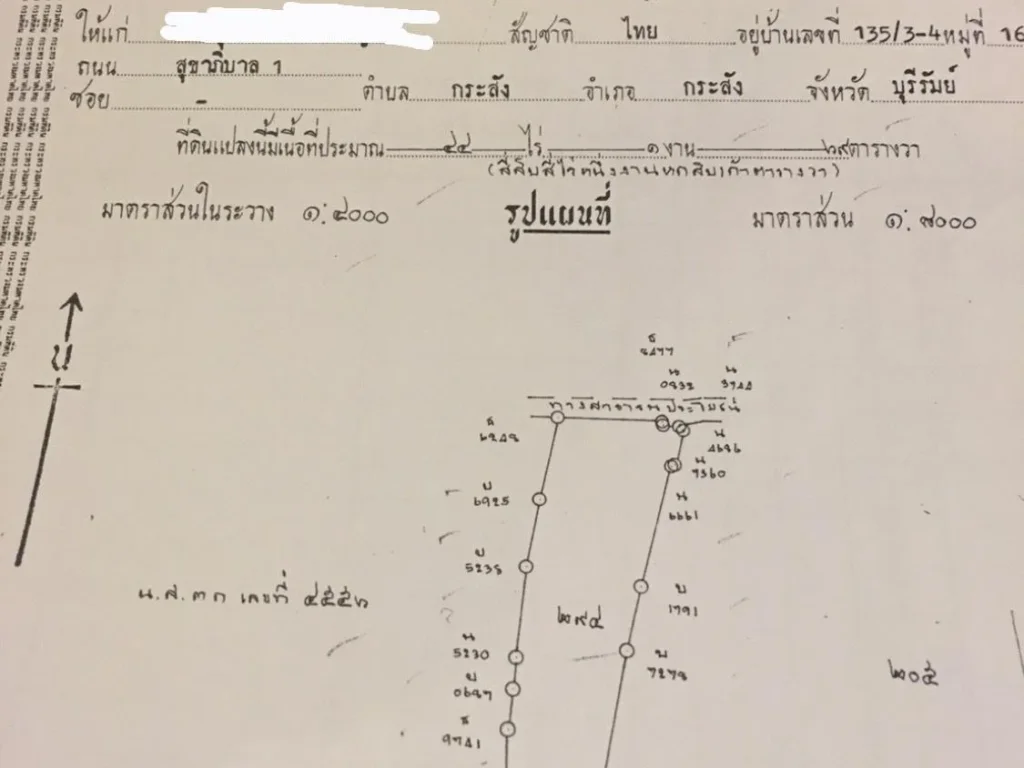 ขายที่นา44ไร่