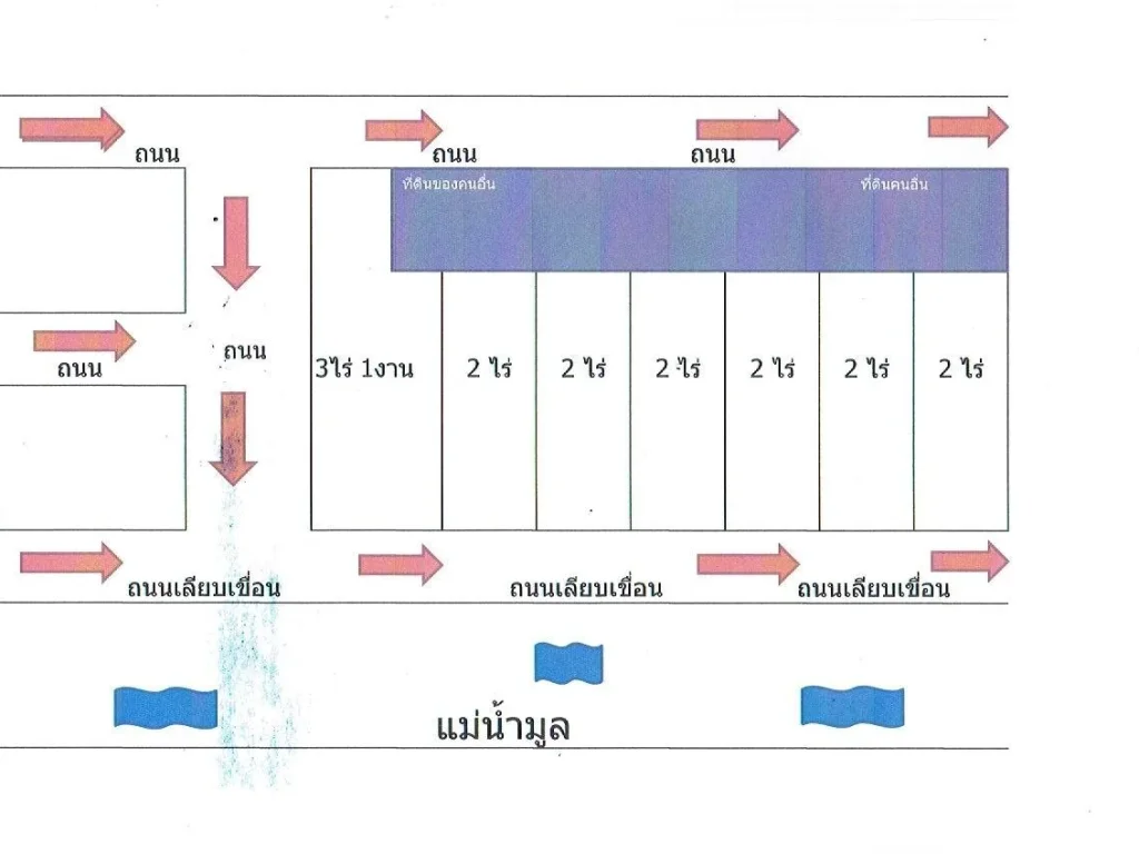 ขายที่ดินเปล่าสวย ติดแม่น้ำมูลบรรยากาศดี 15ไร่ ไร่ละ10 ล้าน แบ่งขาย