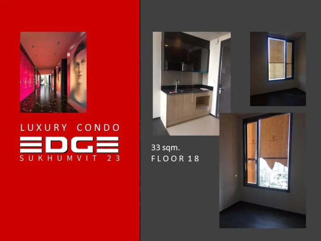 Luxury condo EDGE sukhumvit 23 bangkok