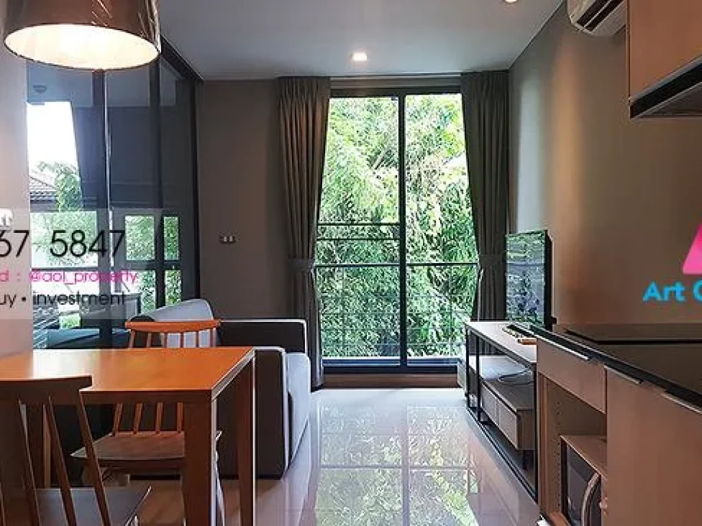 For rent ด่วนตอนนี้ เช่า Tree Condo สุขุมวิท50 1ห้องนอน วิวธรรมชาติ AOL-C-17071129