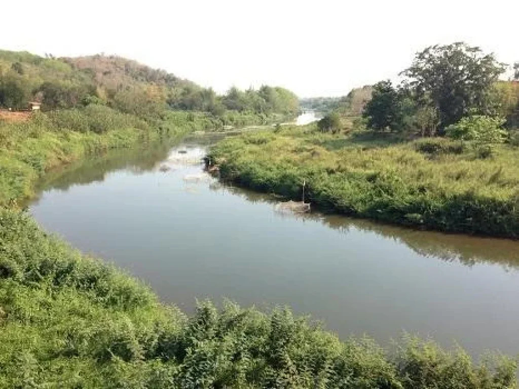 ที่ดิตติดแม่น้ำเลย ใกล้สนามบินเลย