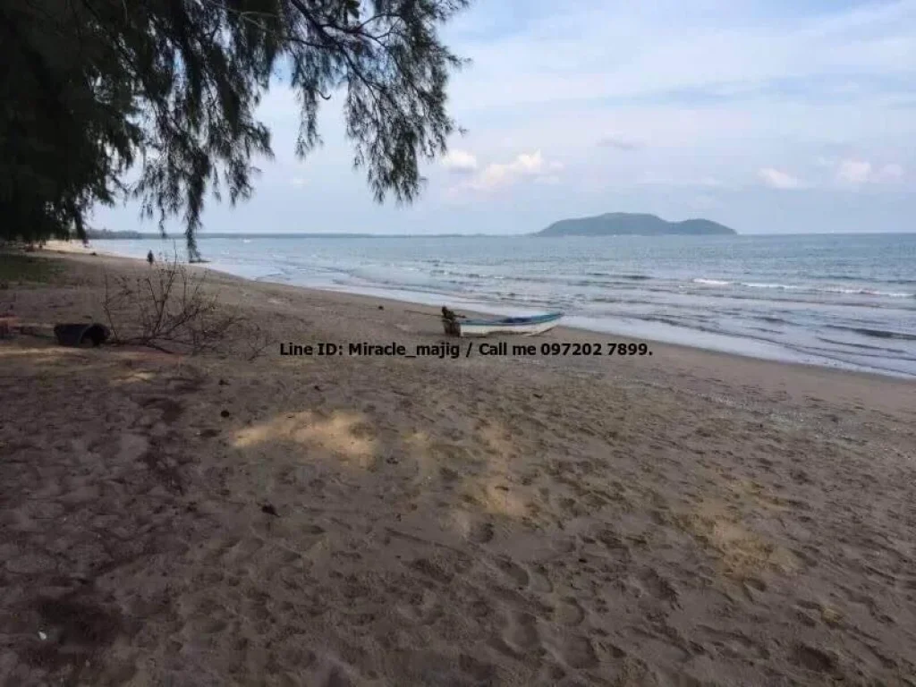 ขายที่ดินติดชายหาดเงียบสงบ