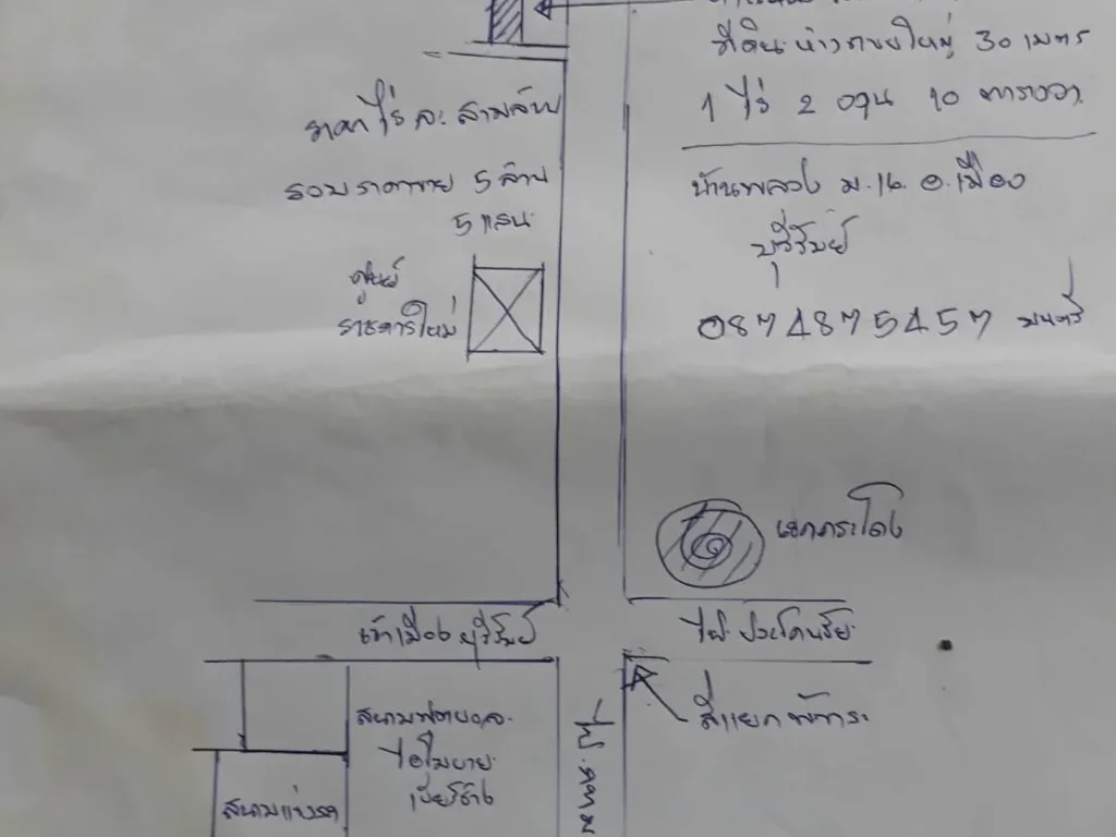 ขายที่ดิน ใกล้ศูนย์ราชการ