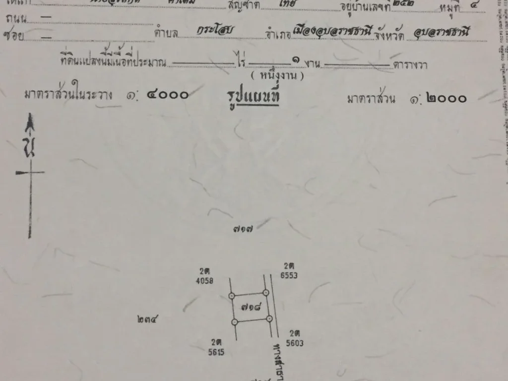 ขายที่ดิน1งานไกล้ท้ายห้วยวังนอง500เมตร