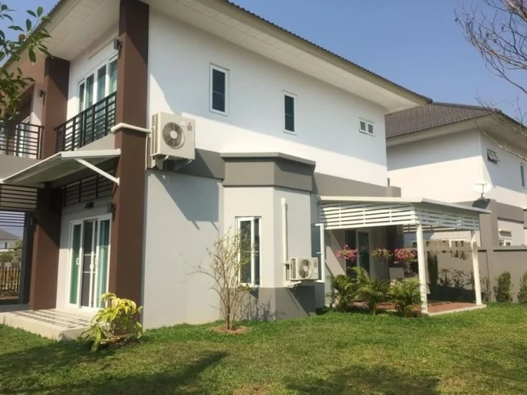 House for rent in a new Sansaran Housing Project Baanwan Hang Dong Road Close to the airport many international school such as Lanna International