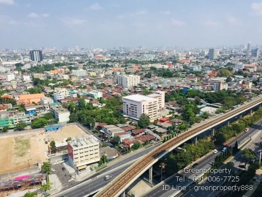 ให้เช่าคอนโด 11000 Aspire สาทร-ท่าพระ ติดรถไฟฟ้า BTS ตลาดพลู ขนาด 31 ตรม 1 นอน 1 น้ำ ชั้น 28