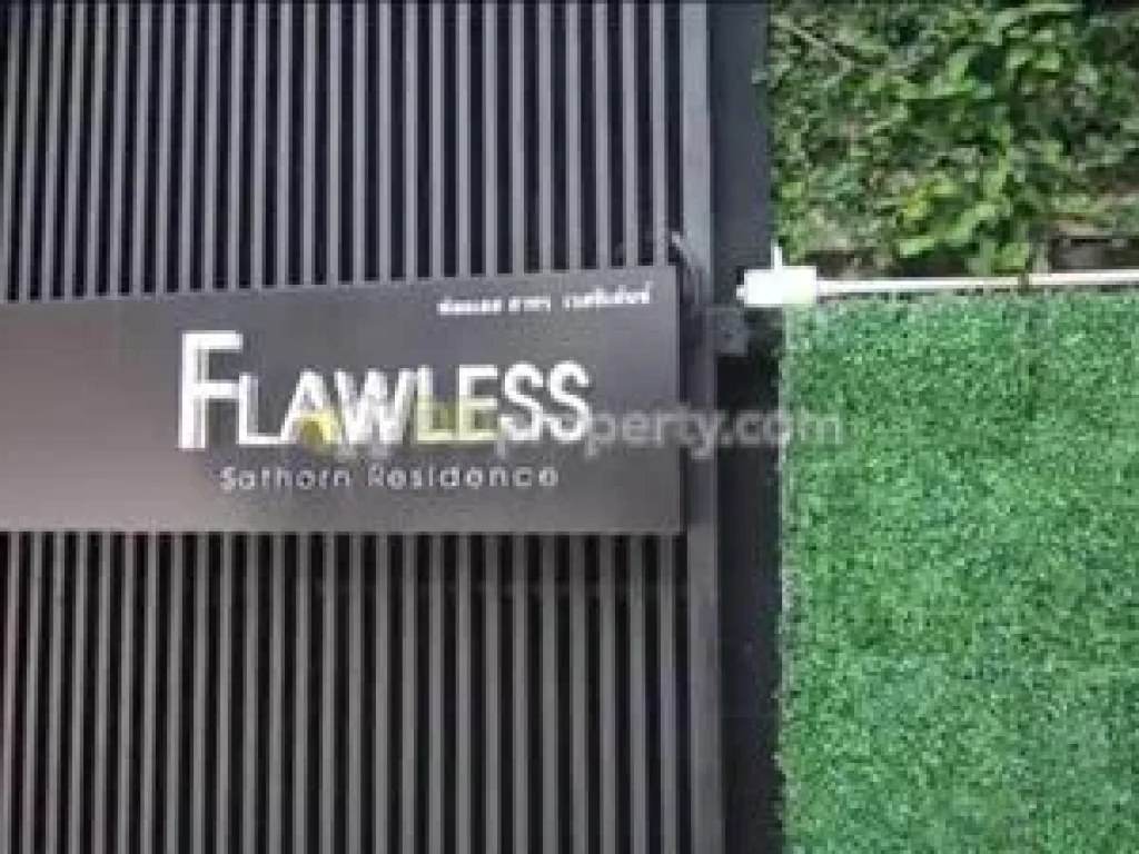 A8 ขาย คอนโดมิเนียม Flawless Sathorn Residence ใกล้ BTS สุรศักดิ์