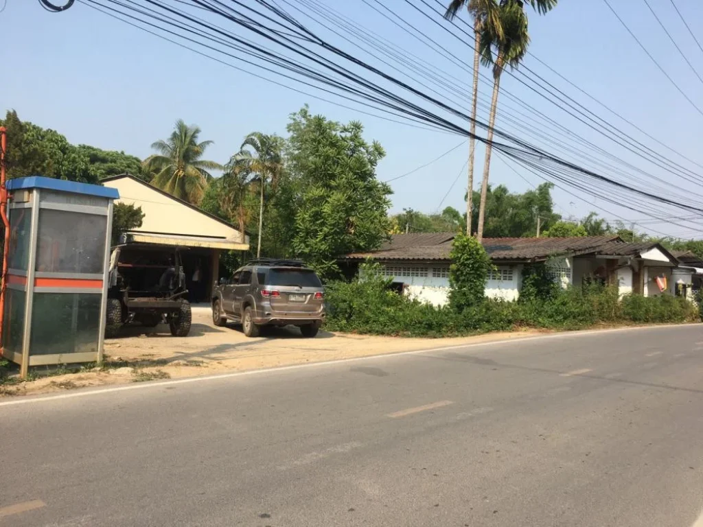 ขายที่ดินติดถนนสารภี พร้อมบ้านเก่าไชยสถาน ราคาถูก