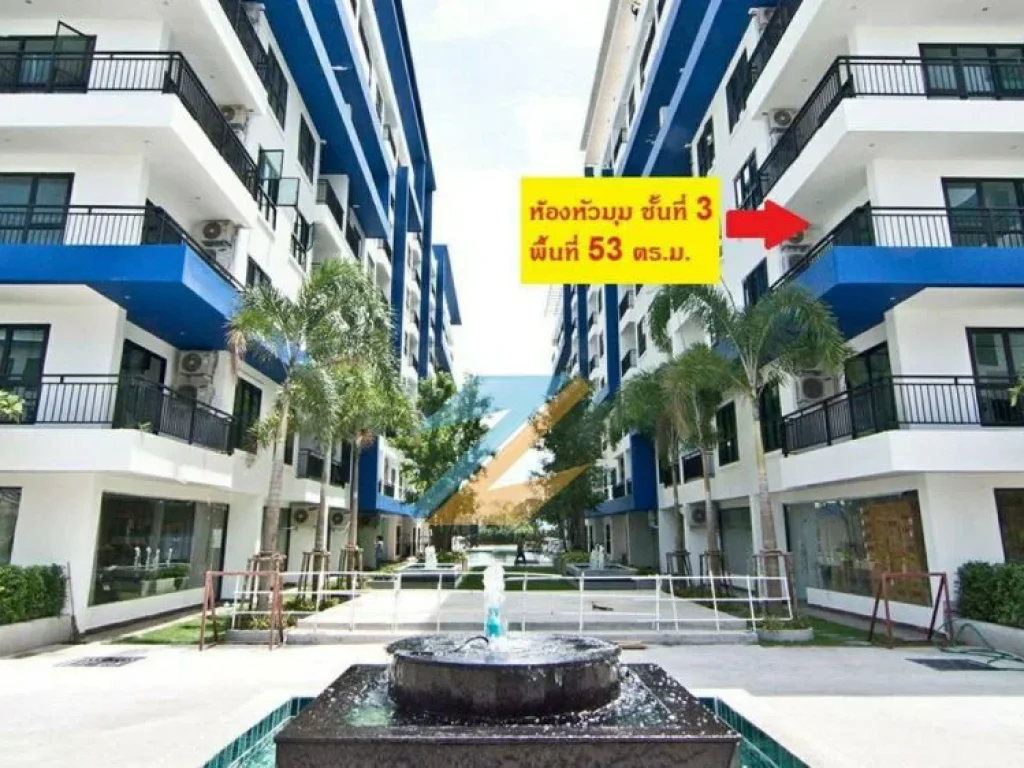 ขายถูกสุดๆ คอนโด เดอะ บลู เรสซิเดนซ์ The Blue Residence 53 ตรม พัทยาใต้สุขุมวิท-พัทยา 87