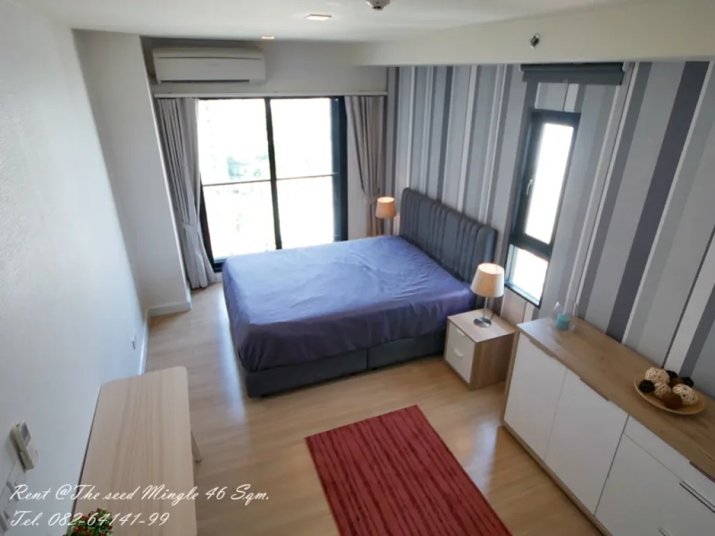 For rent the best unit for 1 bed room at The Seed Mingle sathorn Suan plu fully furnished