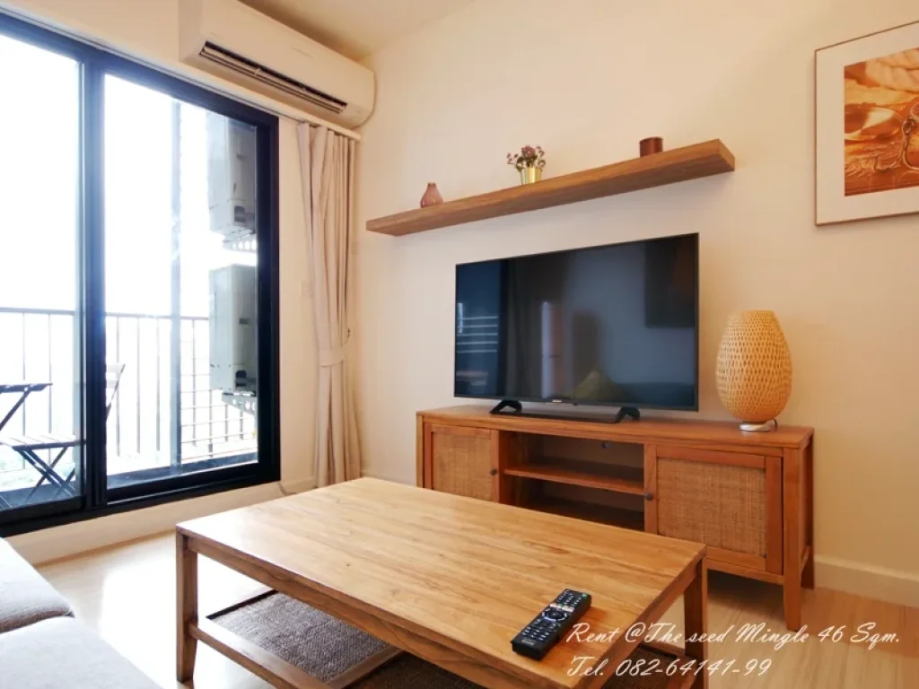 For rent the best unit for 1 bed room at The Seed Mingle sathorn Suan plu fully furnished