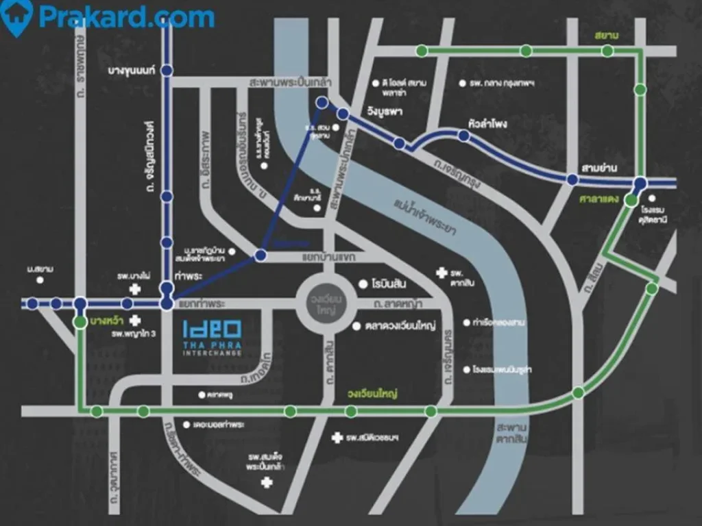 For rent Ideo Thaphra Interchange ให้เช่าห้องที่ ไอดีโอ ท่าพระ อินเตอร์เชจ