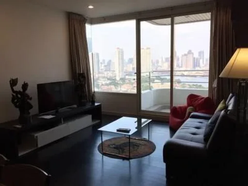 2 Bedrooms for rent at Watermark Chaophraya River Very Beautiful view of the River Charoenakorn Road