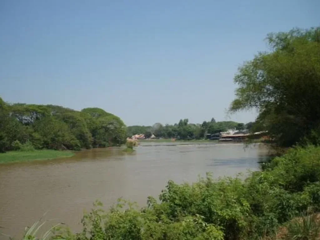 ที่ดินติดแม่น้ำปิง ย่านหนองหอย วัดเกต เมือง เชียงใหม่ เหมาะ ทำโรงแรมเล็กๆ หรือ ปลูกบ้าน