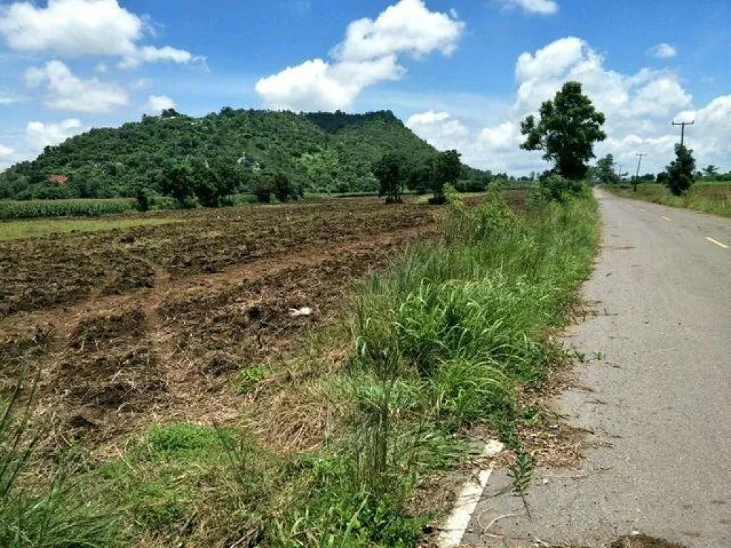 ที่ดินโฉนดสวย มีวิวเขา ติดถลาดยาง มีทาง 3 ด้าน จำนวน 18 ไร่