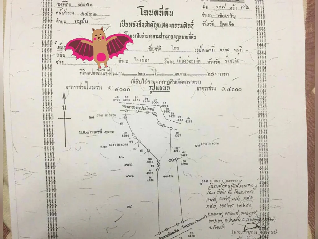 ขายยกแปลง 20 ไร่ ติดถนนใหญ่ใกล้เมก้าเซฟร้อยเอ็ด