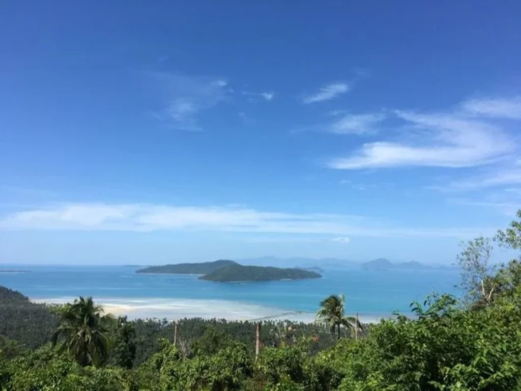 ขายที่ดินแปลงสวยซีวิวบนเกาะสมุย สุราษฏร์ธานี