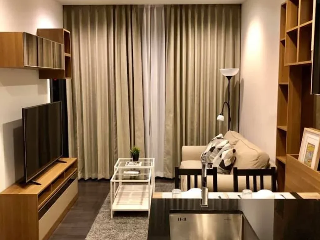 Condo For Rent The Line Asoke - Ratchada เฟอร์นิเจอร์และเครื่องไฟฟ้าครบทุกอย่างอยู่