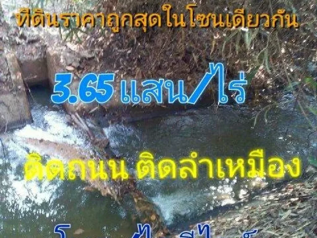 ที่ดินเปล่า โฉนด 5 ไร่เศษ ราคาถูกสุด