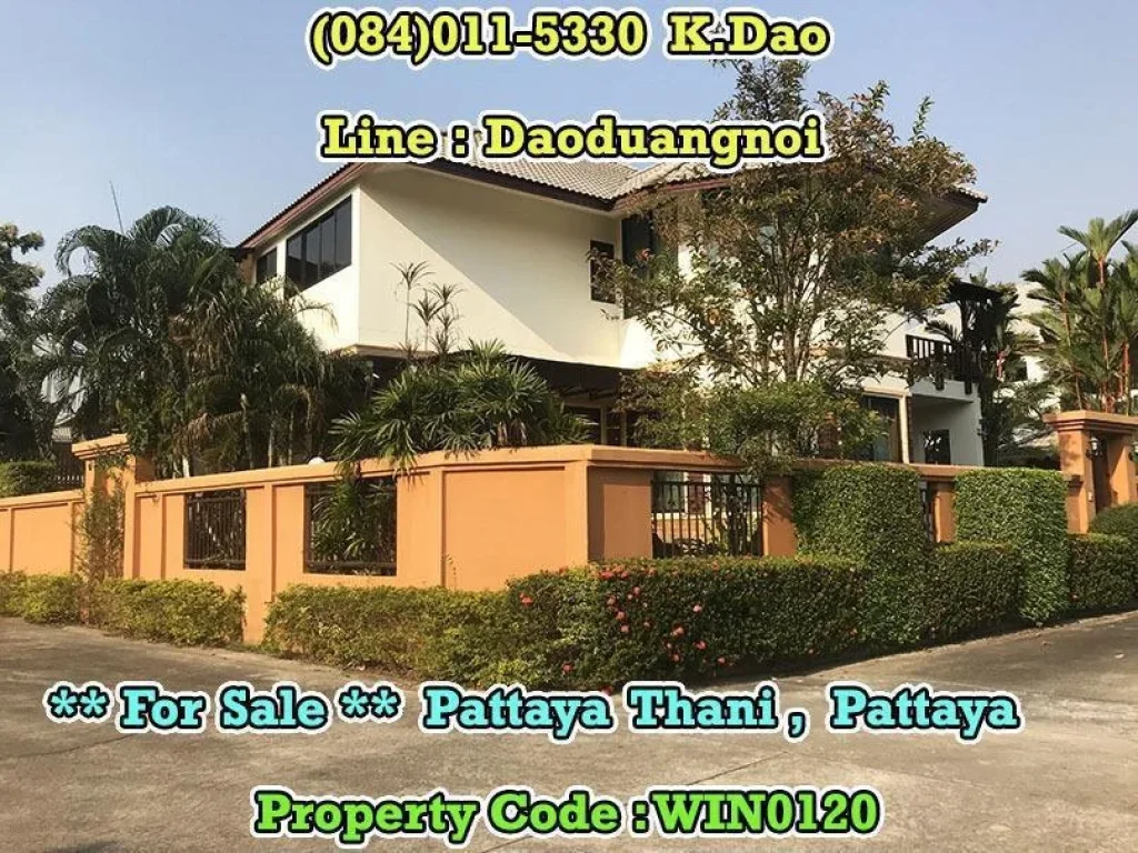 For Sale Luxury House in Pattaya Pattaya Thani Sukhumvit 89 4 Bedrooms 5 Bathrooms Area 350 Sqrm Sales Price 12 MB