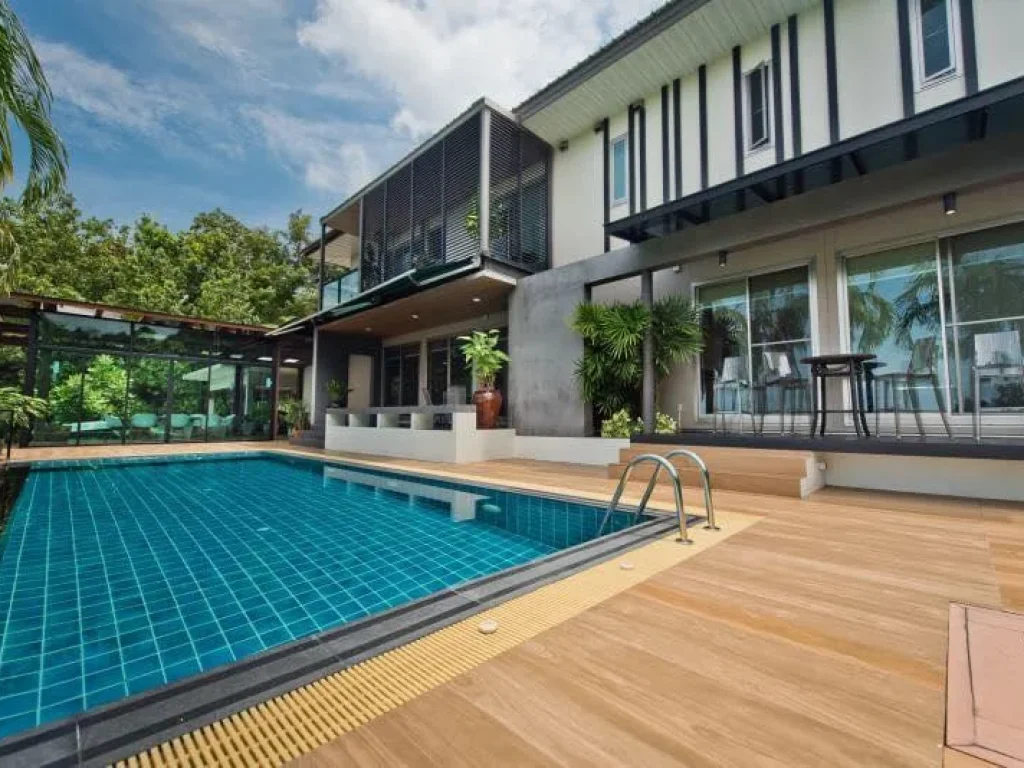 ขายบ้าน Pool Villa Ocean View Village Bangsaray 2 ชั้น อยู่เนินเขามองเห็นวิวทะเล ขนาด 2-1-75 ไร่ 2 ห้องนอน 4 ห้องน้ำ ตก