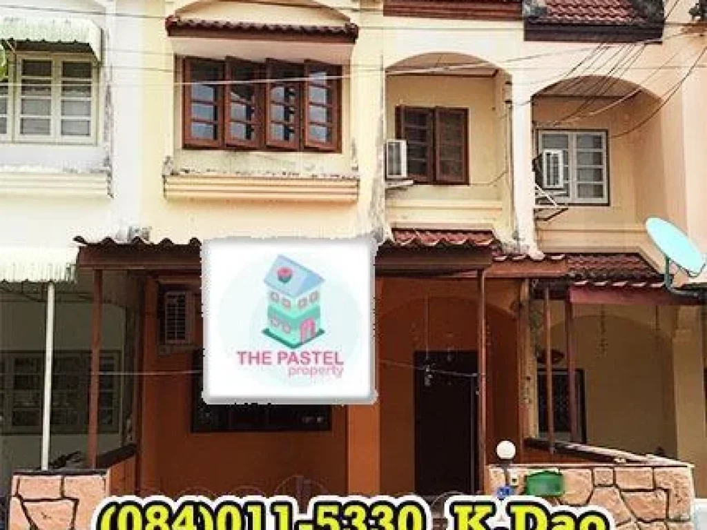 For Sale Townhome Sinthavee Park Ban Chang 2 Bedrooms 2 Bathrooms Land Area 24 Sqrwah