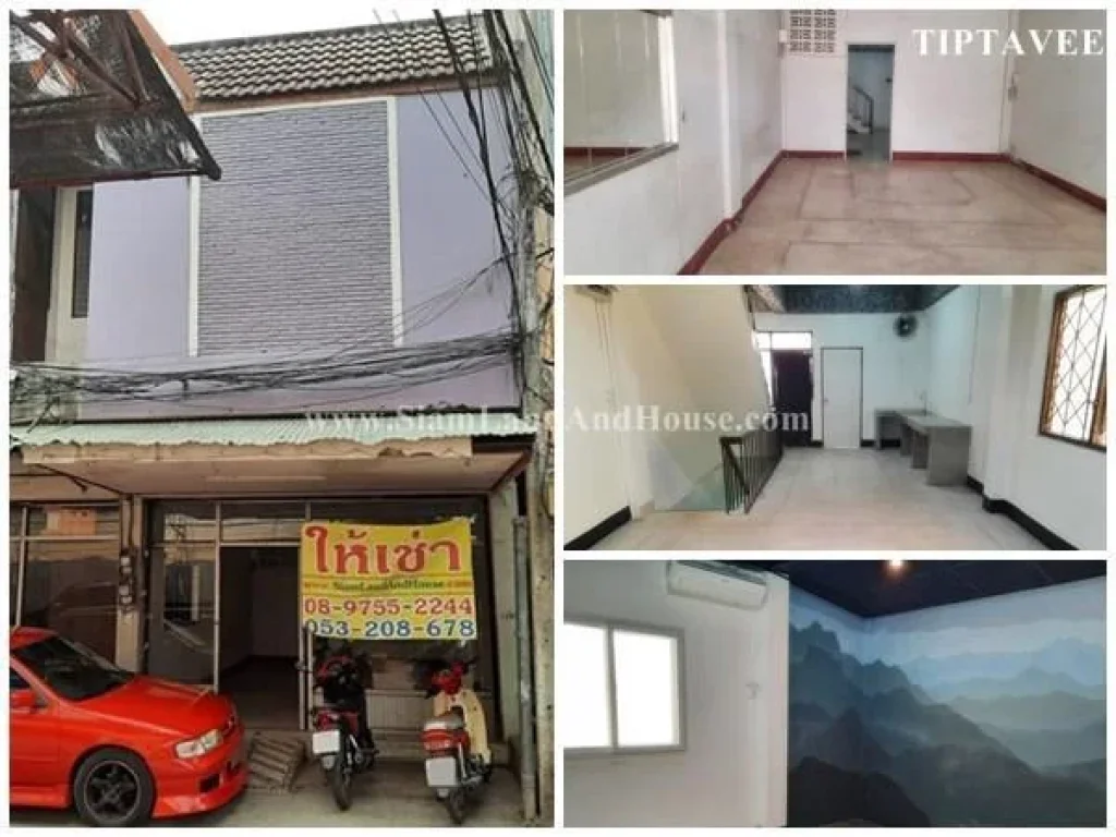 73013 ให้เช่าตึกใกล้สวนบวกหาด ถนนอารักษ์ พระสิงห์ เมืองเชียงใหม่ Rent Building near Suan BuakHad Park Chingmai