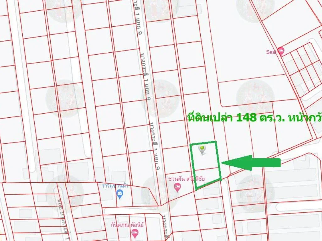 ขายที่ดินเปล่า บางกระดี่ 1 แยก 9-11 ถนน พระราม 2 ใกล้ โลตัส พระราม 2