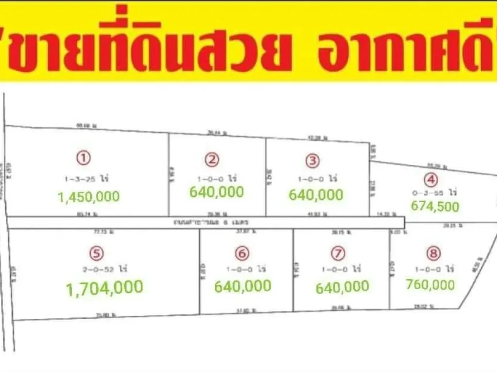 ขายที่ดินสวย ราคาถูกมาก