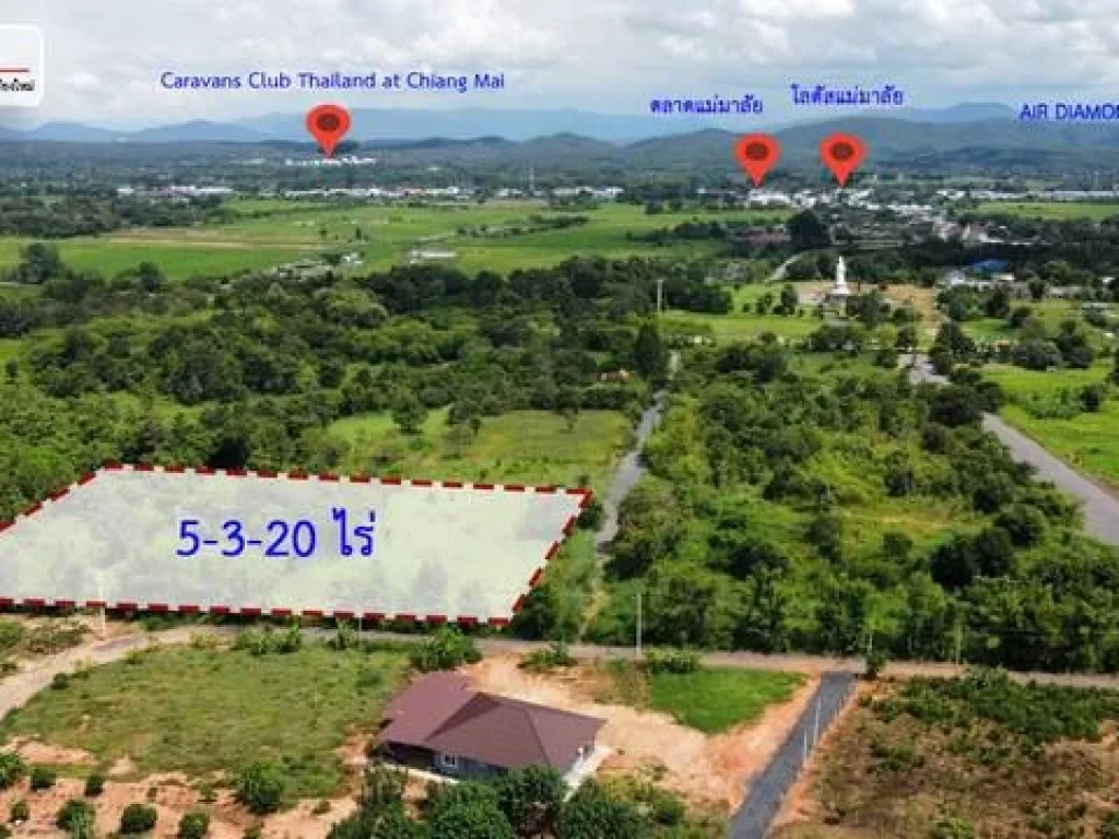 ขายที่ดินแม่แตงวิว360 องศา เหมาะทำรีสอท สถานที่ท่องเที่ยว หรือ บ้านพักตากอากาศ มีพื้นที่เหลือ